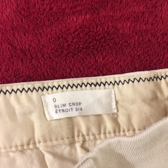 Gap slim crop pants size 0 - Picture 3 of 8
